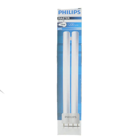 Philips Master PL-L 4Pins Compact Fluorescent Light Bulb 2G11 18W/840/4P