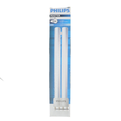 Philips MASTER PL-L 4 Pin Energy Saving Light Bulb 2G11 18W/840/4P