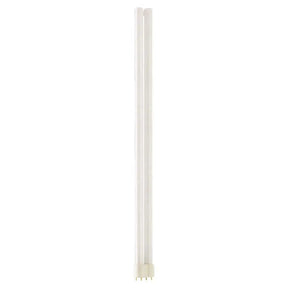 White light bulb on a white background