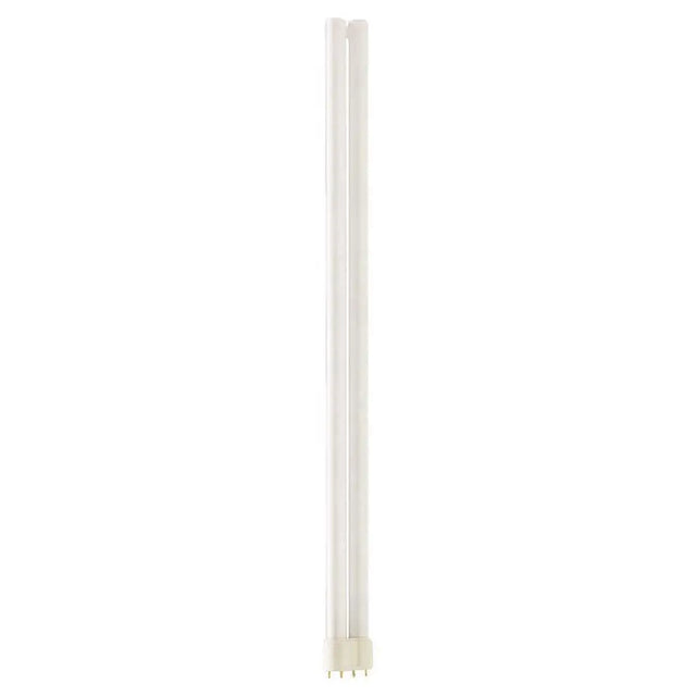 White light bulb on a white background