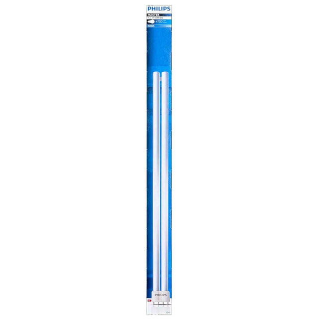 Philips fluorescent light bulb packaging on a white background