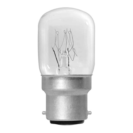 Pilot Incandescent Light Bulb B22 24V 15W Clear