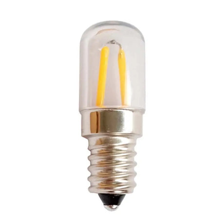 LED light bulb on a white background