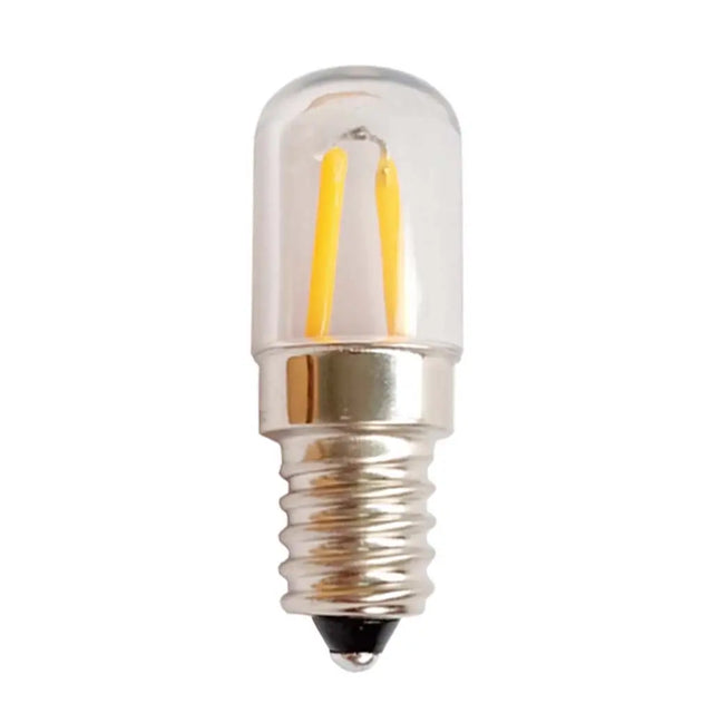 LED light bulb on a white background