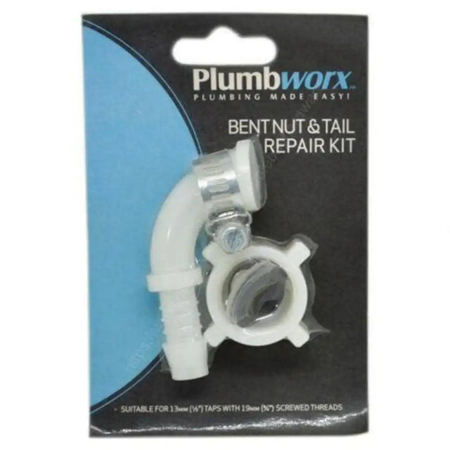 Plumbworx Washing Machine & Dishwasher Bent Nut & Tail Repair Kit 940391