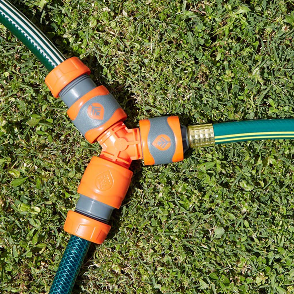 3 way garden hose coupler joiner