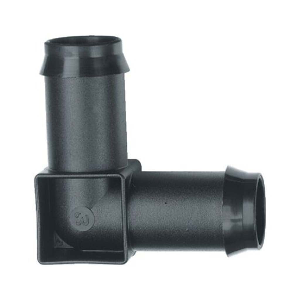 19mm Poly Barbed Elbow