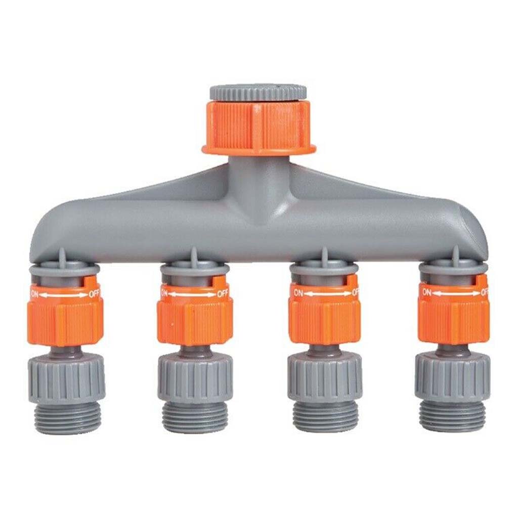 4 way swivel tap connector 