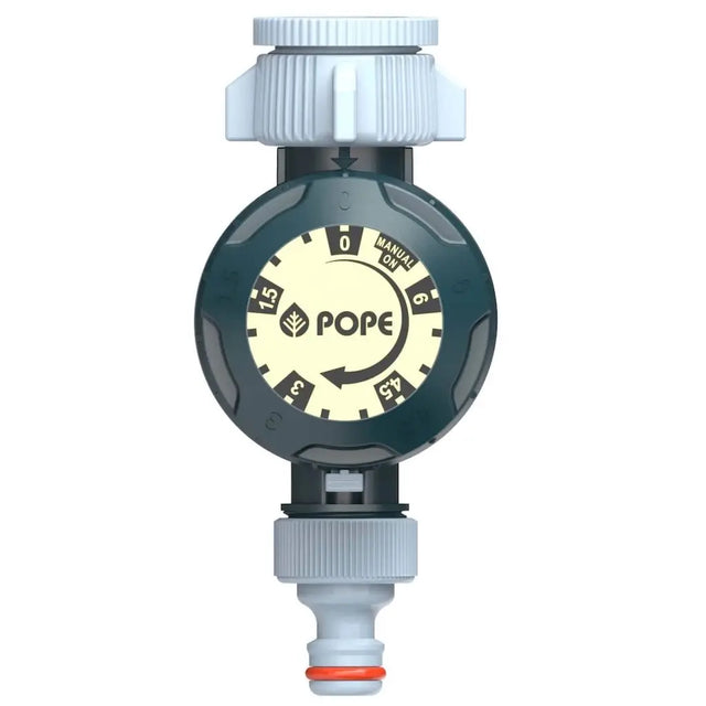Pope garden timer on a white background