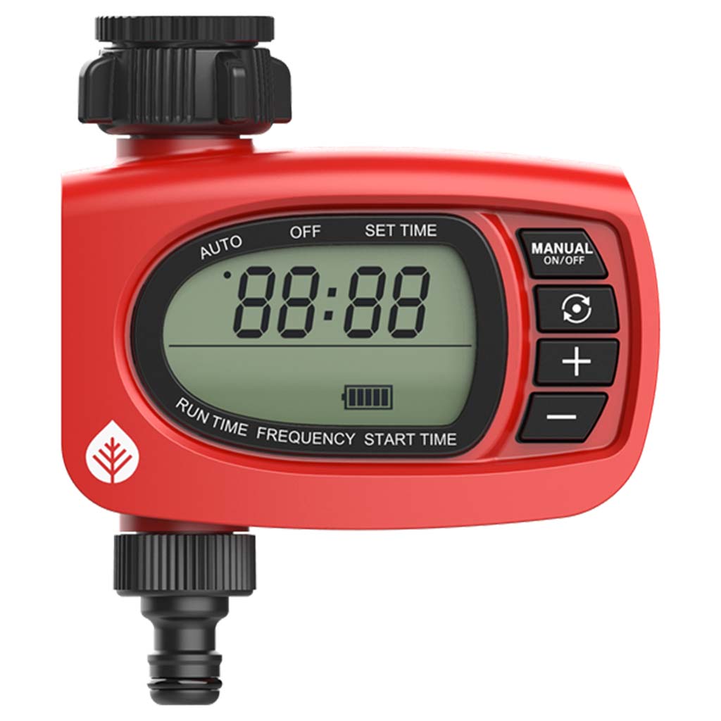 battery operated garden timer colourful 