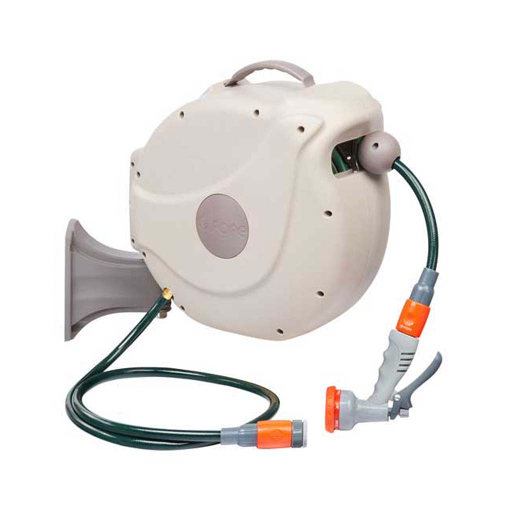 Wall Mounted 20m Auto Wind Hose Reel