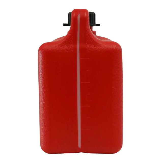 Red fuel tank on a white background
