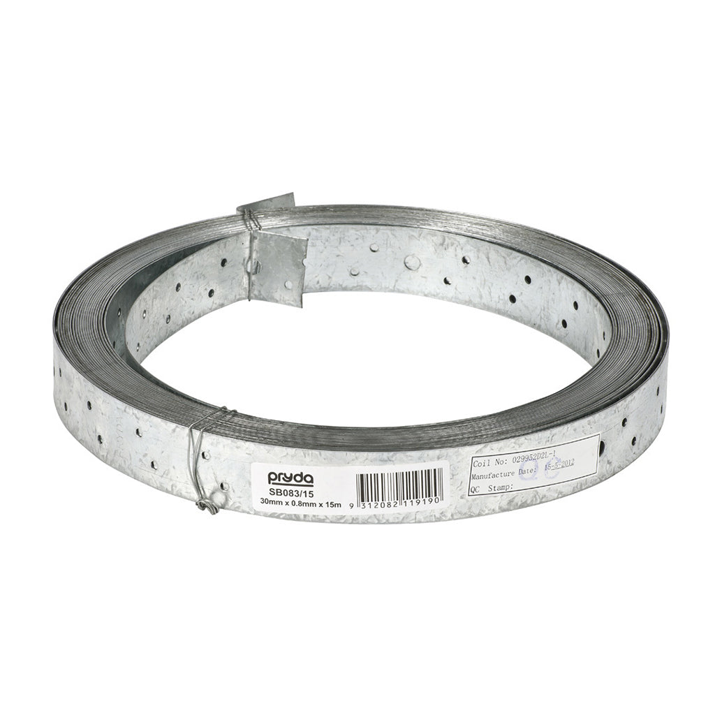 Pryda Strap Brace 30x0.8mmx15m SB083/15