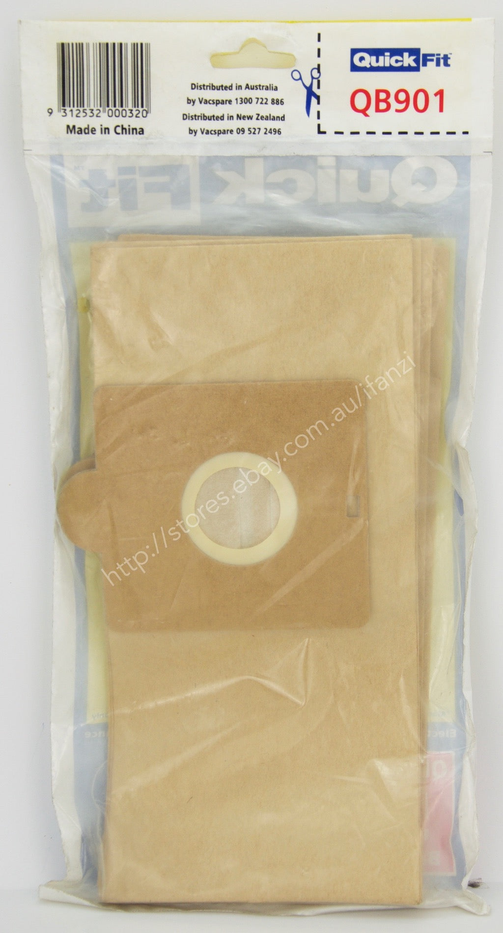 QuickFit Vacuum Cleaner Bags For Volta 5 Bags Included QB901