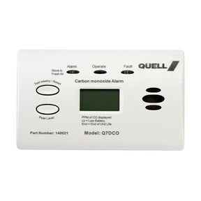 Quell carbon monoxide alarm on a white background