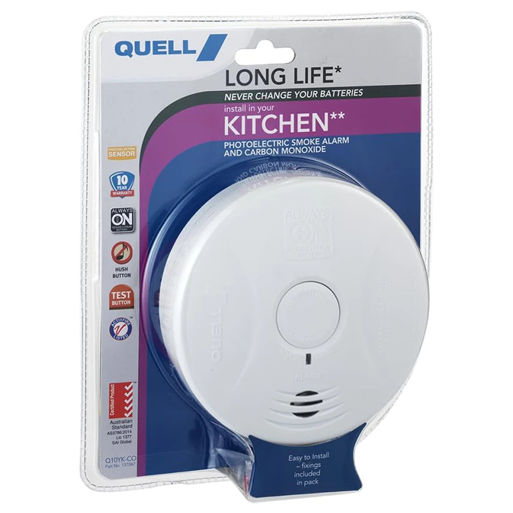 Quell Photoelectric Smoke Alarm Kitchen Q10YK-CO