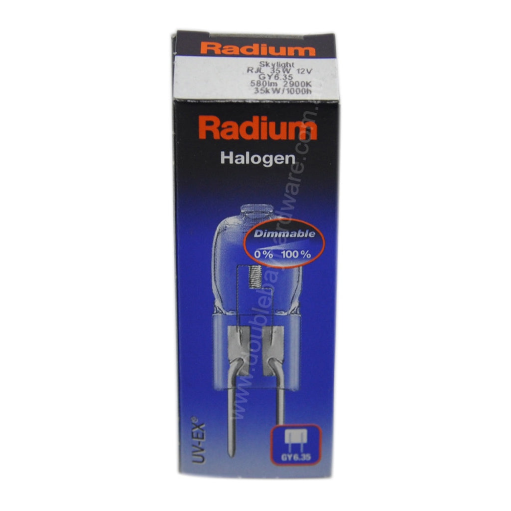 RADIUM Bi-Pin Skylight RJL Halogen Light Bulb GY6.35 12V 35W 22311213