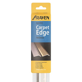 Raven Carpet Edge packaging with product details on a white background