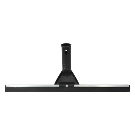 Black squeegee on a white background