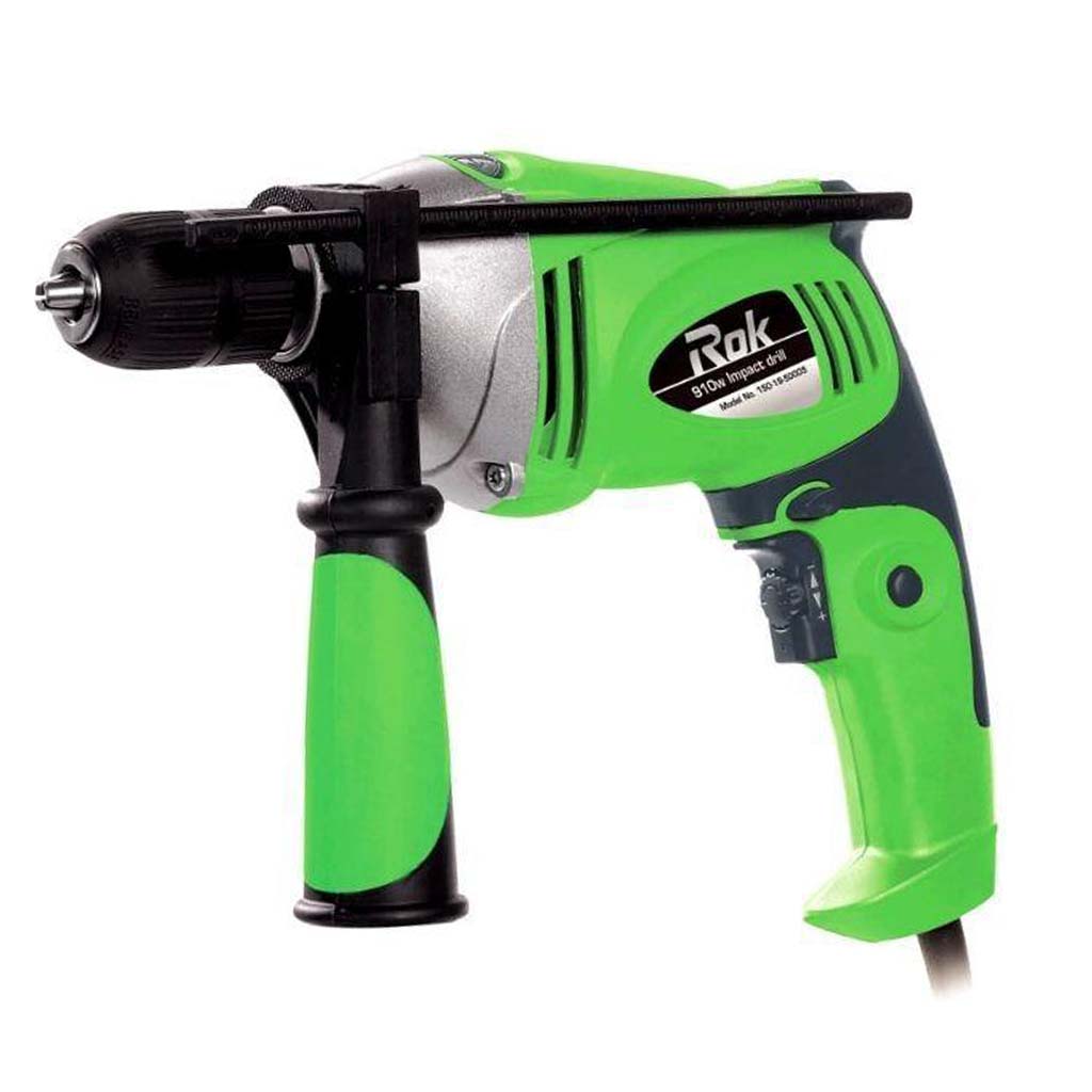 ROK 910w Impact Hammer Drill Double Bay Hardware