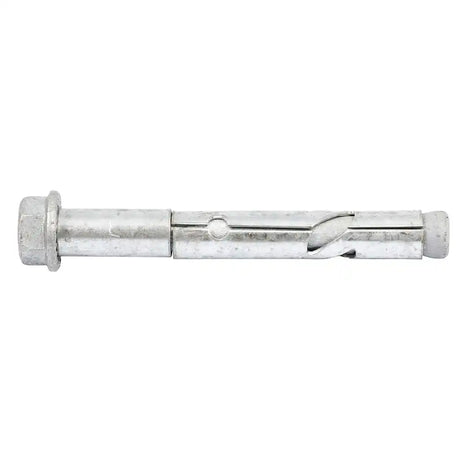 Metal expansion bolt on a white background