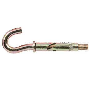 Metal U-bolt on a white background