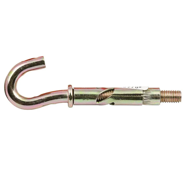 Metal U-bolt on a white background