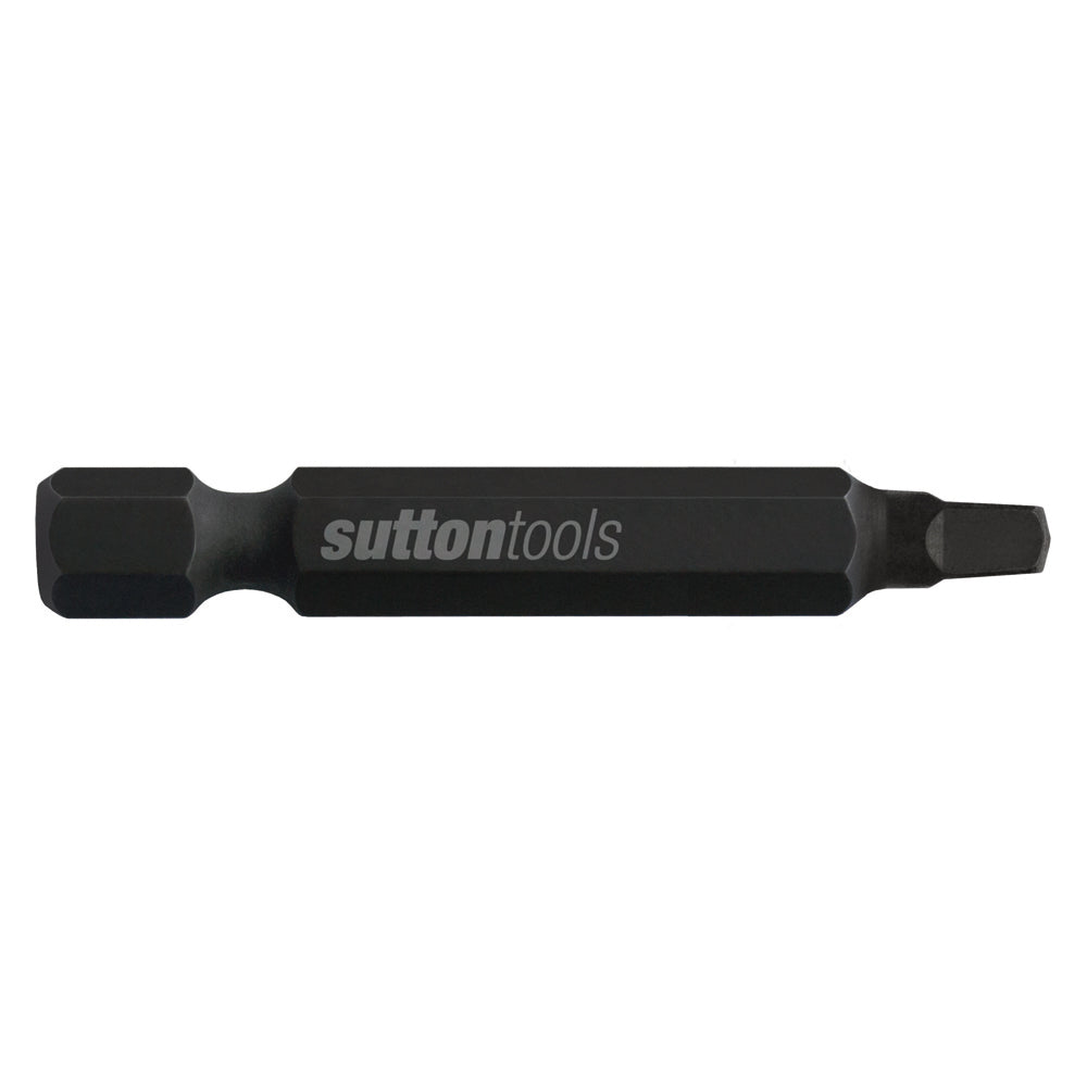 suttontools Square Recess Screwdriver Bits Impact R2X50mm S1180250