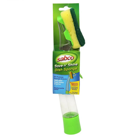 Sabco dish sponge with packaging on a white background