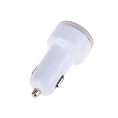 Car charger adapter on a white background