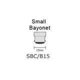 Lusion Candle Halogen Light Bulb B15 240V 28W Pearl 30115