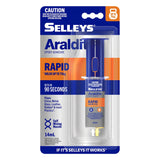 SELLEYS Araldite Rapid Epoxy Adhesive 90 Seconds 75Kg 14ml
