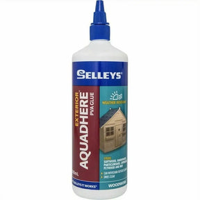 Selleys Aquadhere exterior PVA glue bottle on a white background
