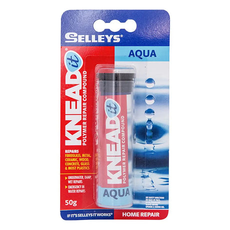 Kneadit Polymer Repair Compound packaging with Selleys branding on a white background