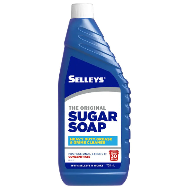 Selleys Sugar Soap bottle on a white background