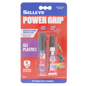 SELLEYS Power Grip All Plastic Glue 3ml
