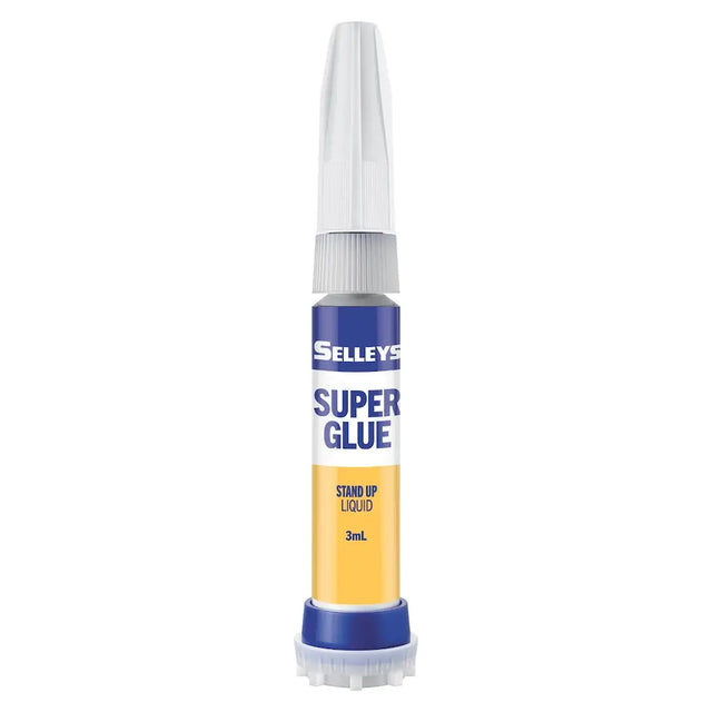 Selleys Super Glue bottle on a white background