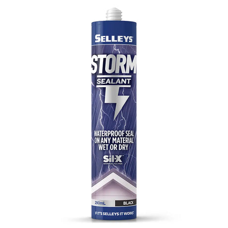 Selleys Storm Sealant tube on a white background