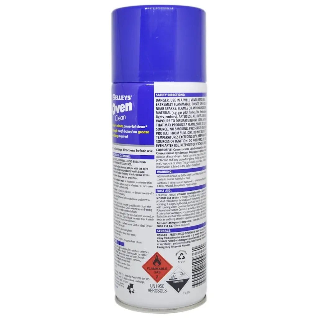 Cans of Elmer's Oven Clean on a white background