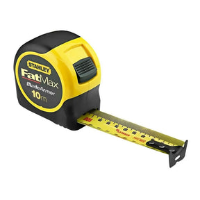 Stanley FatMax tape measure on a white background