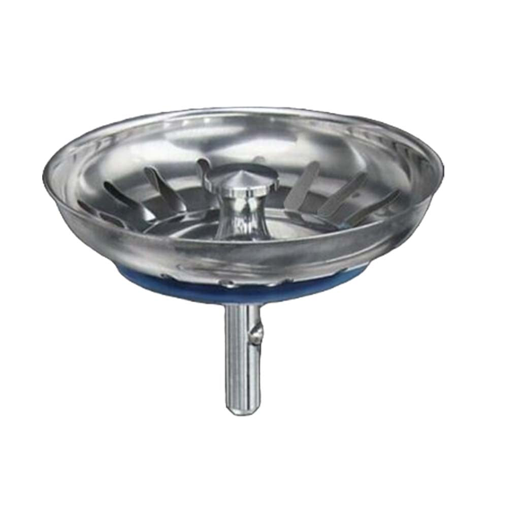 SVLANG 304 Stainless Steel Sink and Basin Plug 80mm With Silicon Gel Seal Washer