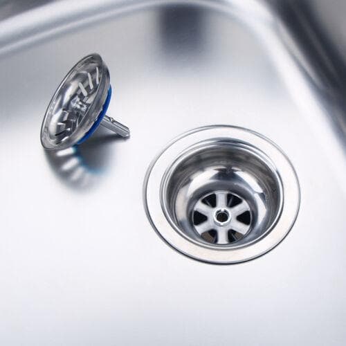 SVLANG 304 Stainless Steel Sink and Basin Plug 80mm With Silicon Gel Seal Washer