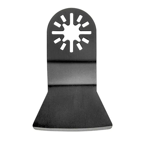 A black metal mounting bracket with a circular starburst cutout pattern on its upper section, shown against a plain white background.