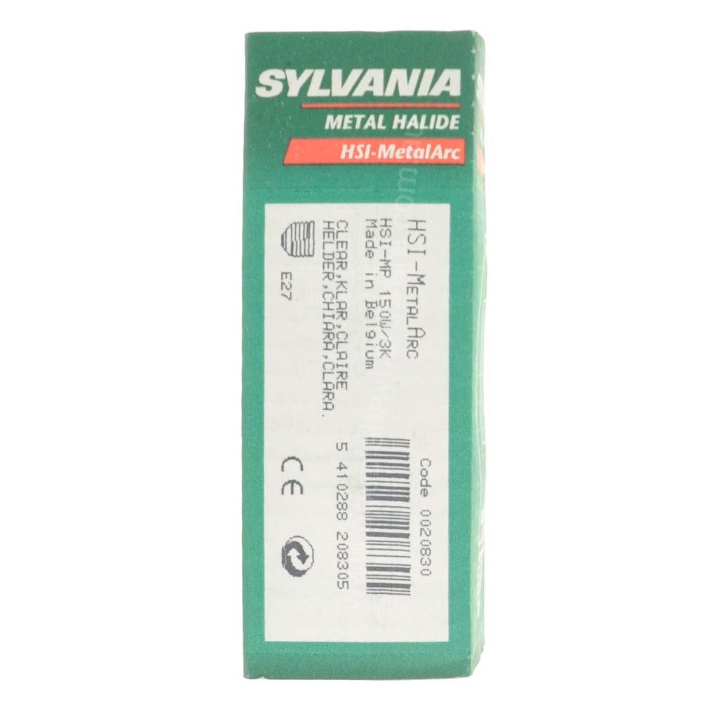 SYLVANIA HSI-MP Metal Halide E27 95V 150W W/W