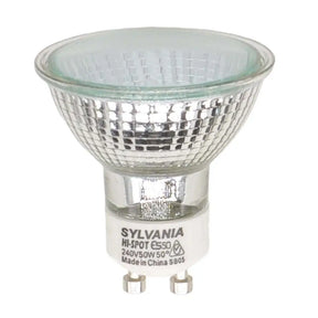 Sylvania light bulb on a white background