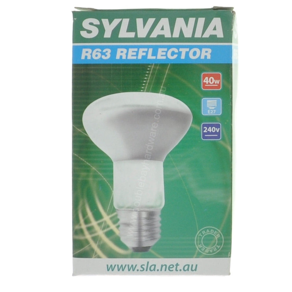 SYLVANIA R63 Reflector Incandescent Light Bulb E27 240V 40W 160081