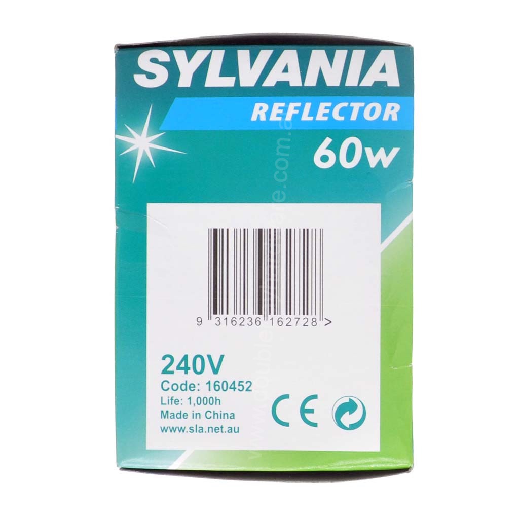 SYLVANIA R80 Reflector Incandescent Light Bulb B22 240V 60W 160452