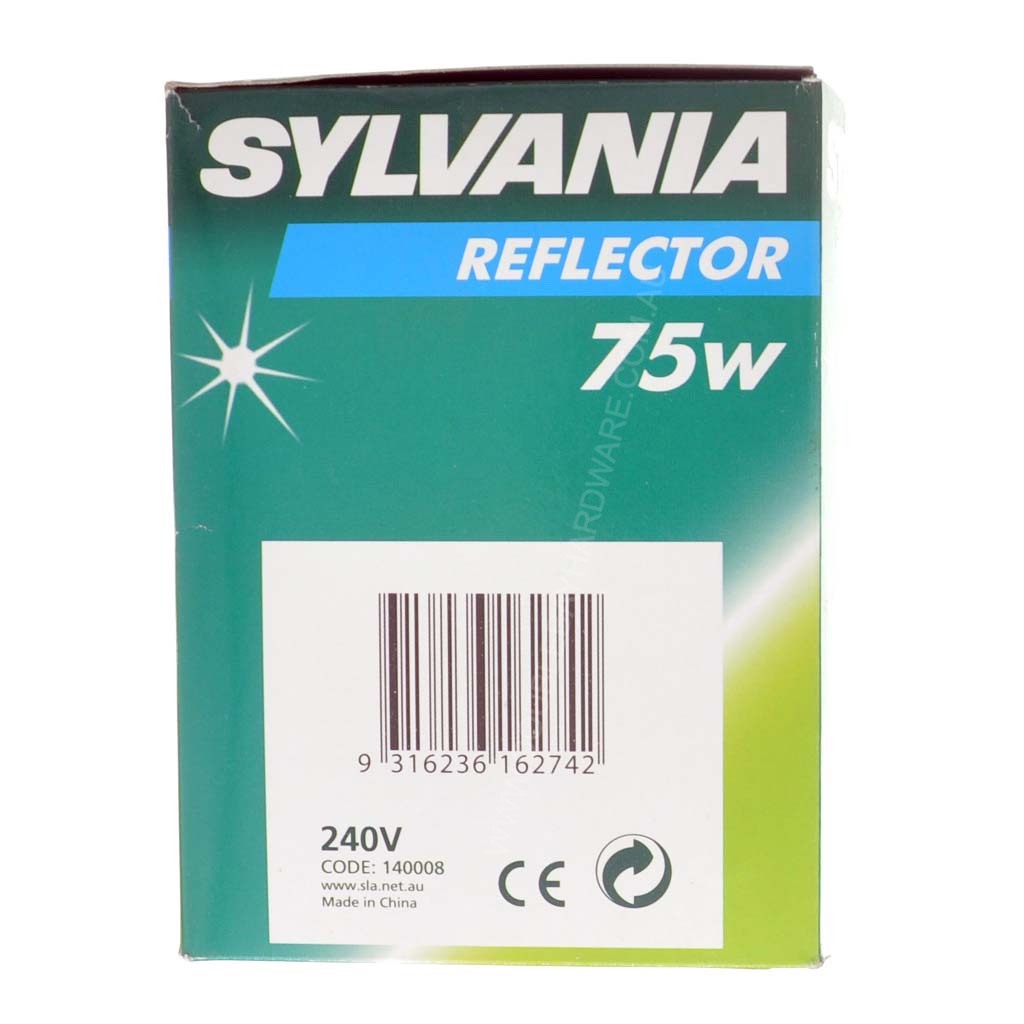 SYLVANIA R95 Reflector Incandescent Light Bulb E27 240V 75W 140008