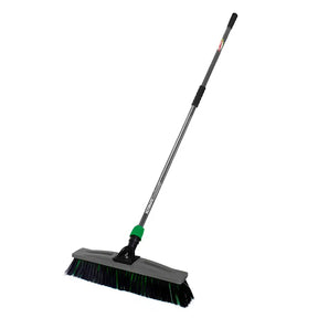 Sabco Ultimate 600mm medium stiff broom with metal handle on a white background