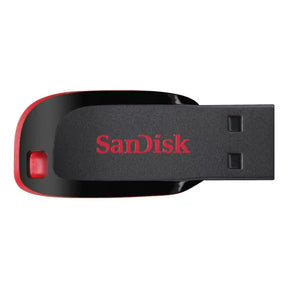 SanDisk USB flash drive on a white background
